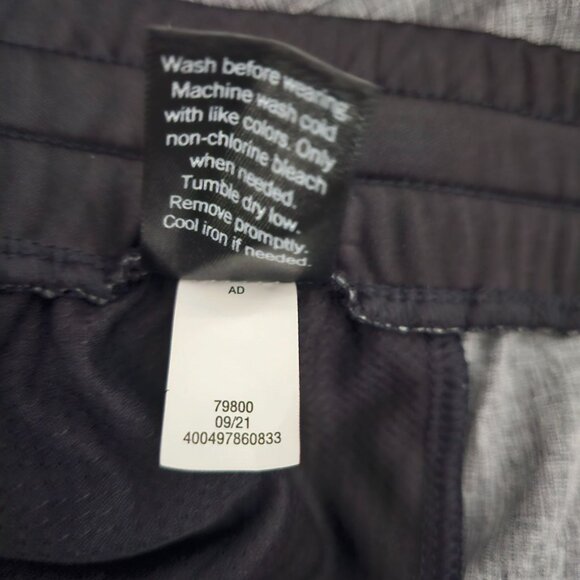 FLX Gray/Black Heather Elastic Waistband 7-Inch Accelerate Shorts Men's Large - Picture 12 of 16